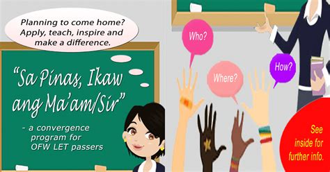 spims dole|A Convergence Program for OFW LET Passers.